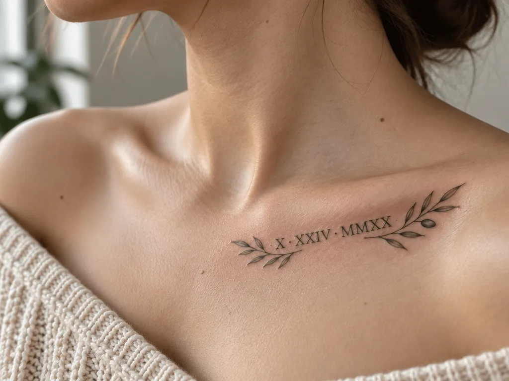 Roman Numeral Tattoo