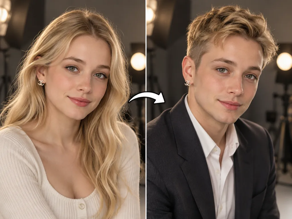AI Gender Swap Filter